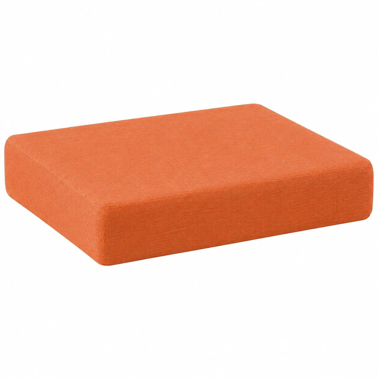 Chilly Pilley Hochlehner Sitzkissen für Gartenmöbel, Abnehmbar & Waschbar, 60x60x15 cm, Orange