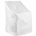 Wetterfeste Schutzabdeckung für Gartenstühle, Transparent und Reißfest, 70x70x120cm, PEVA Gewebe, Abdeckhaube für Stapelstühle
