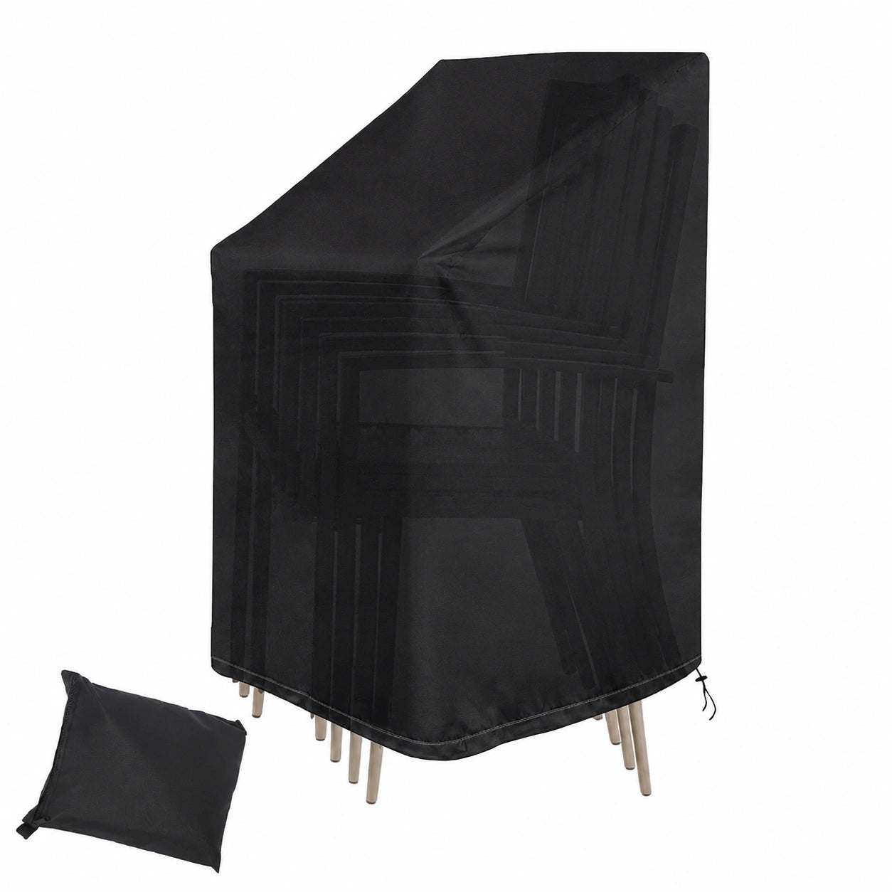 Wasserdichte Schutzhülle für Gartenstühle, UV- und Kältebeständig, 2er Set, 420D Oxford, 75x75x120cm