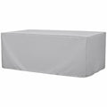 Wasserdichte Schutzhülle für Gartenmöbel, rechteckig 235x135x94 cm, UV-beständig und robust, grau