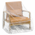 2er-Set Stuhlhussen, strapazierfähig, staubdicht, wasserdicht, Kratzschutz für Katzen, transparente Möbelabdeckung, 4-Mil Stärke