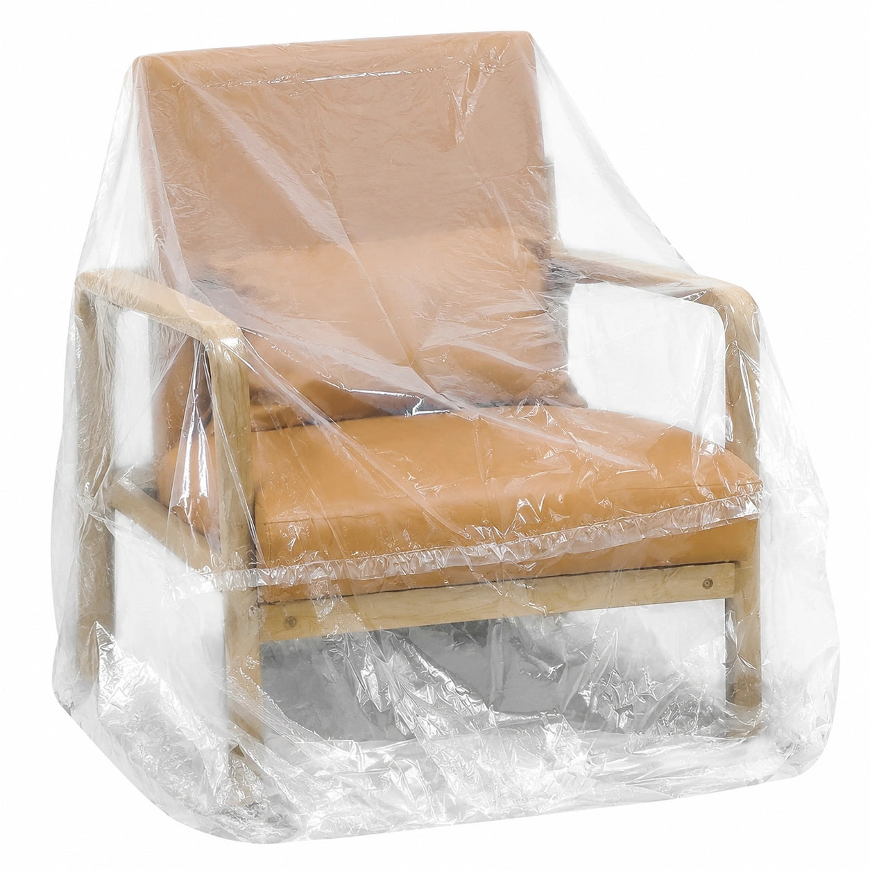 2er-Set Stuhlhussen, strapazierfähig, staubdicht, wasserdicht, Kratzschutz für Katzen, transparente Möbelabdeckung, 4-Mil Stärke