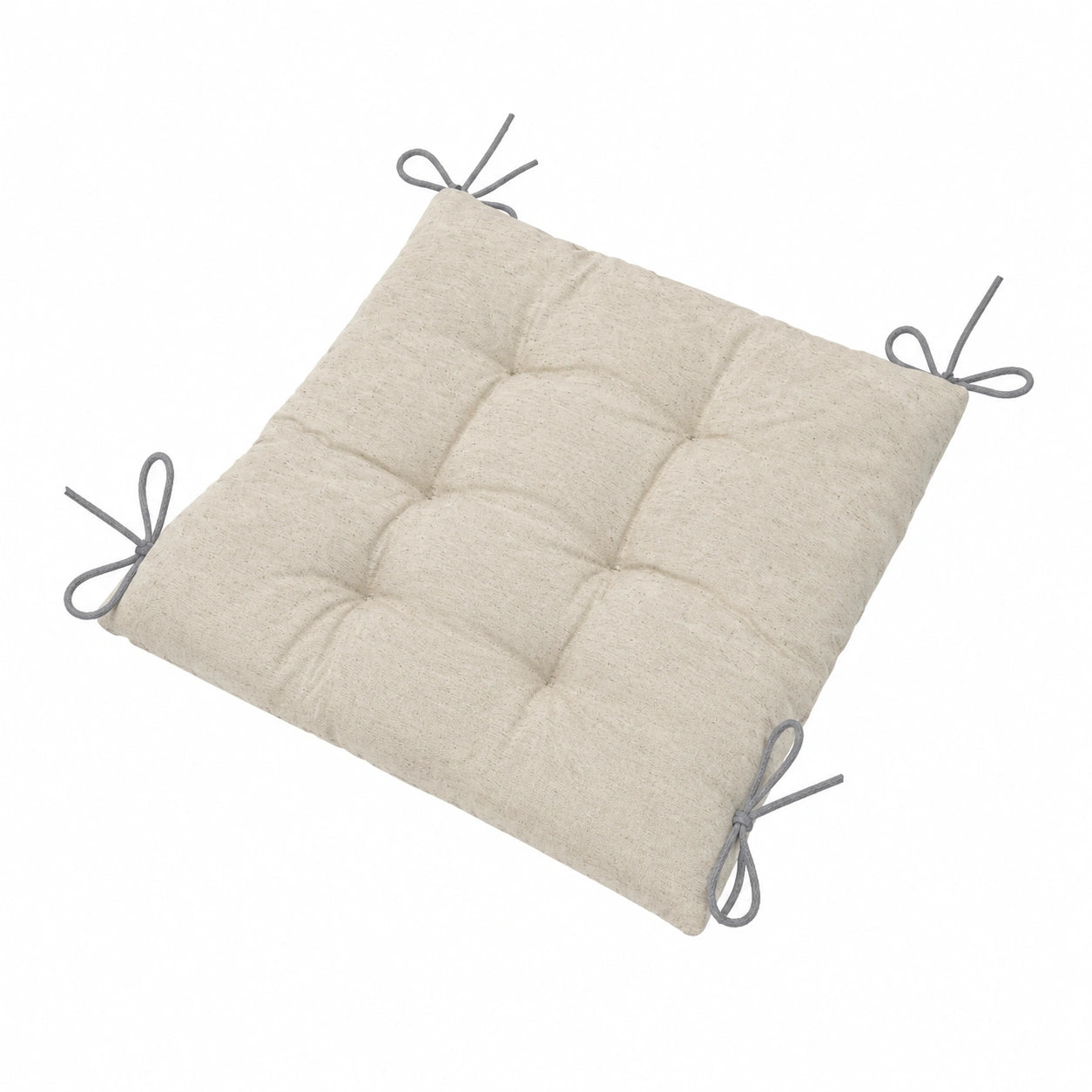 LILENO HOME 4er Set Stuhlkissen - Komfortable UV-beständige Kissen für Innen und Außen, 40x40x6 cm