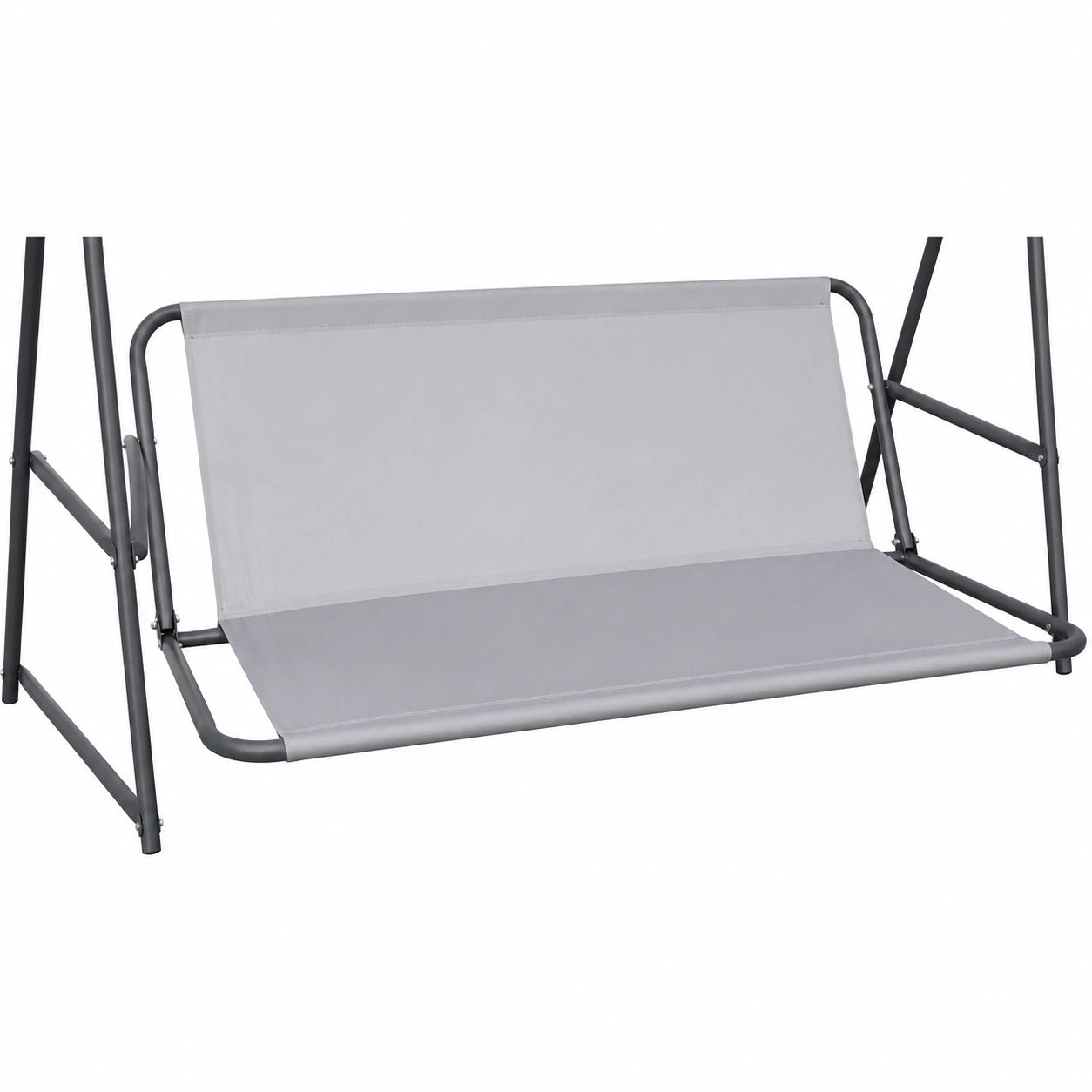 Wasserdichter Schaukelsitzbezug für Gartenmöbel, 148 x 50 cm, Grau